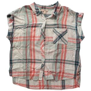 Casual Plaid Short Sleeve Shirt